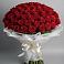 Букет 101 Красная роза Блэк Мэджик в Ядрино