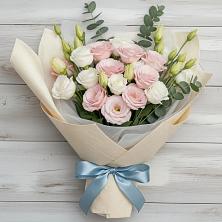 Букет цветов из:  Лизиантусы в Ядрино