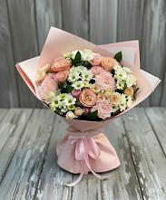 Букет цветов из:  Гвоздики, Розы и Хризантемы в Ядрино