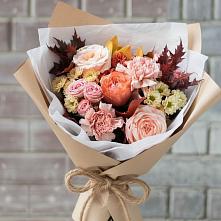 Букет цветов из:  Гвоздики, Хризантемы и Розы в Ядрино