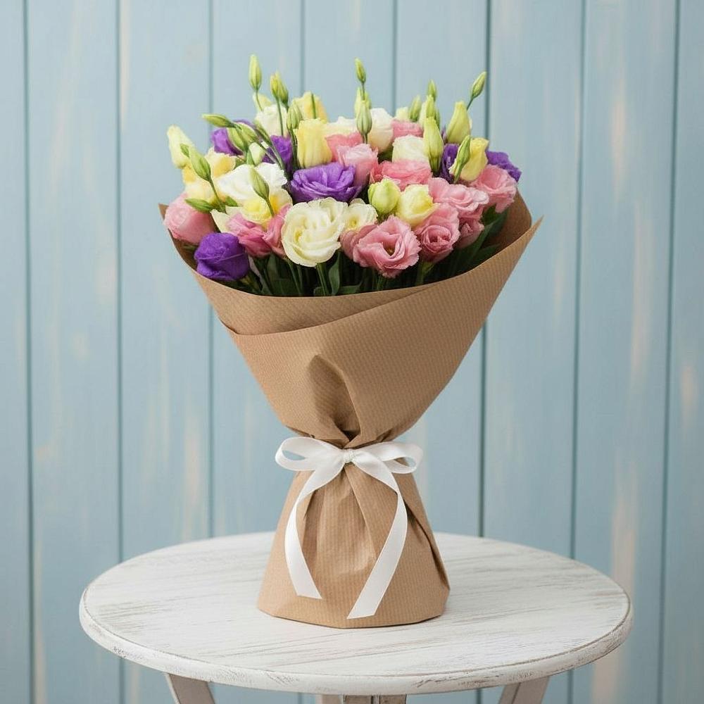 Букет цветов из: Лизиантусы в Ядрино