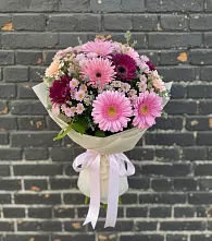 Букет цветов из:  Герберы и Хризантемы в Ядрино