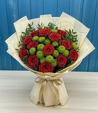 Букет цветов из:  Розы и Хризантемы в Ядрино