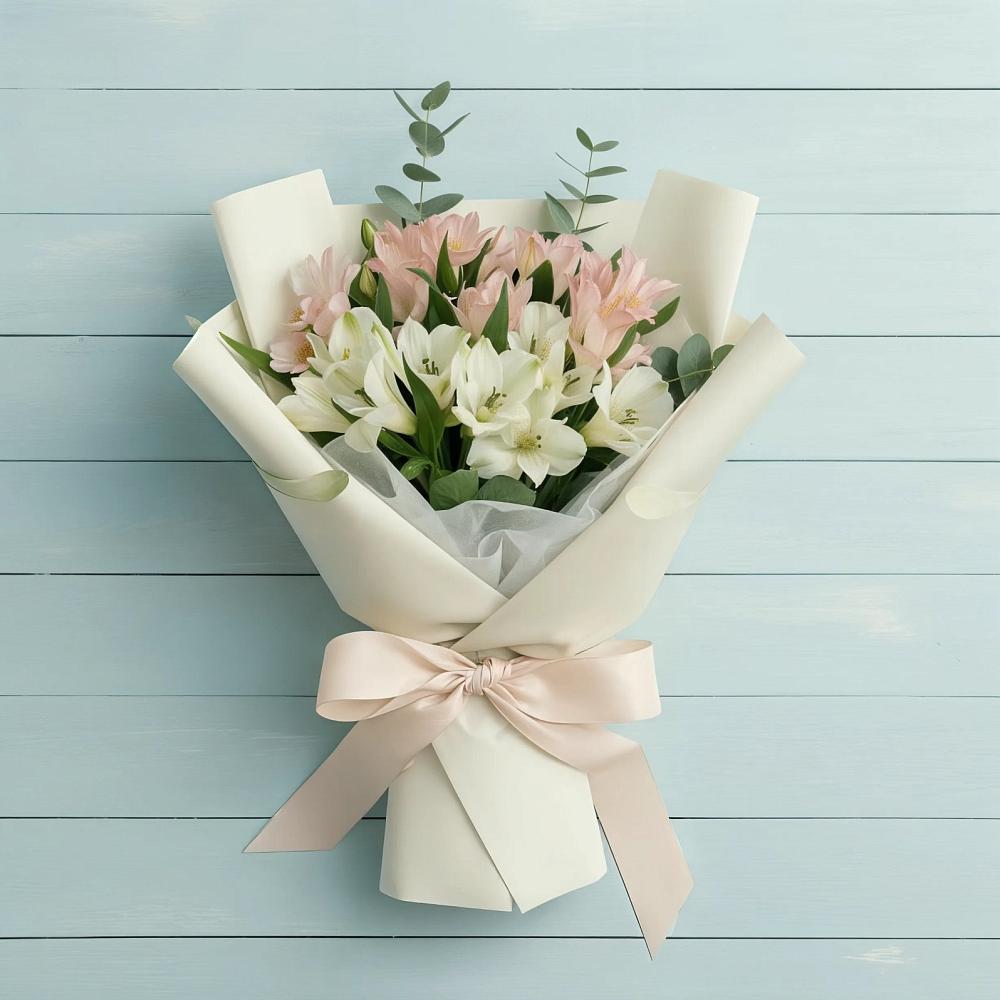 Букет цветов из: Альстромерии в Ядрино