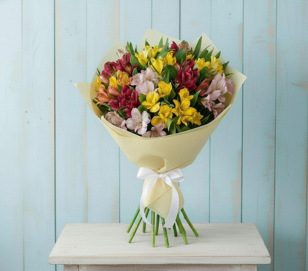 Букет цветов из: Альстромерии в Ядрино