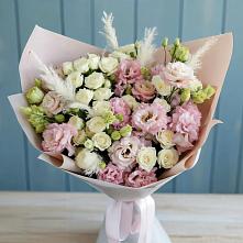 Букет цветов из:  Альстромерии и Розы в Ядрино